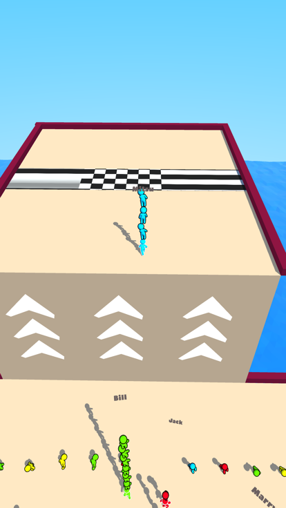 Stickman Bridge Race游戏截图