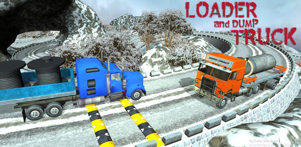 Truck Driving Uphill - Loader and Dump游戏截图