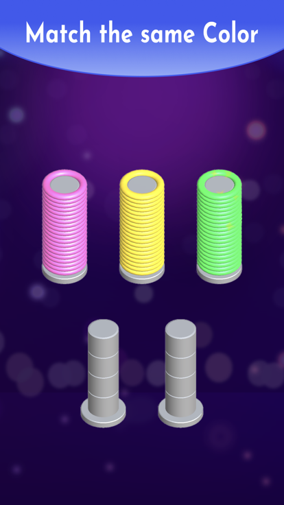 Slinky Sort Puzzle游戏截图