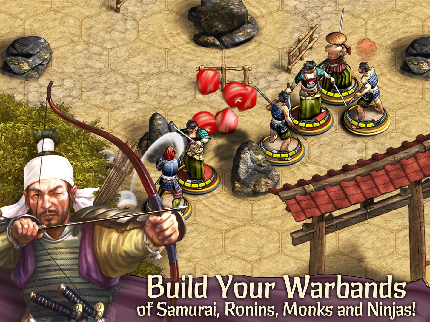 Screenshot of Warbands: Bushido - Tactical Miniatures Board Game