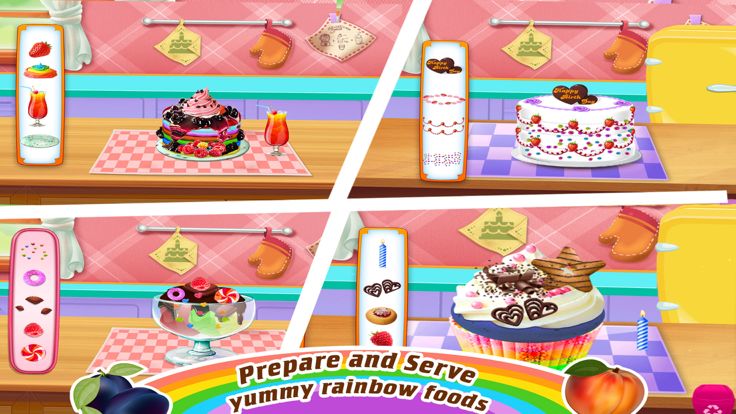 Rainbow Desserts Cooking Shop!游戏截图
