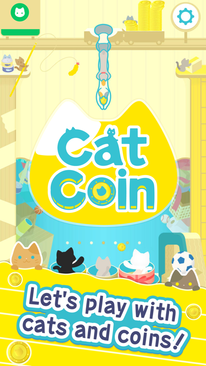 CatCoin - Coin drop with a cat游戏截图