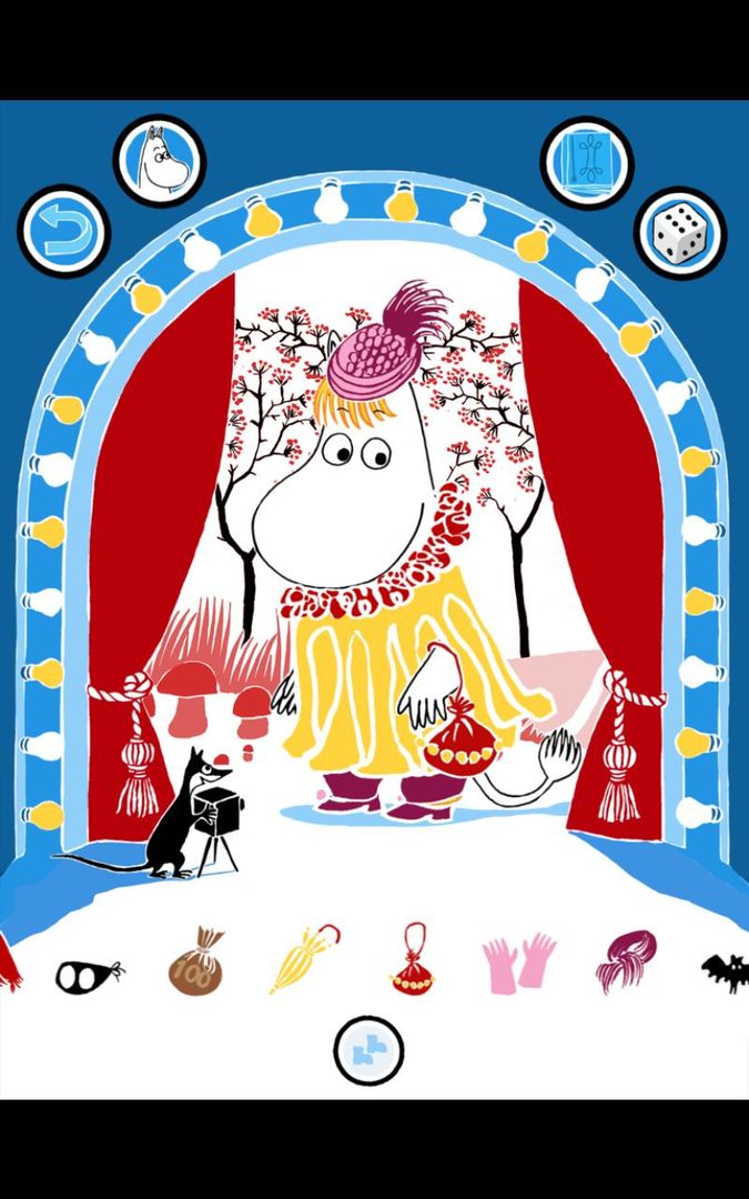 Screenshot of Moomin Costume Party