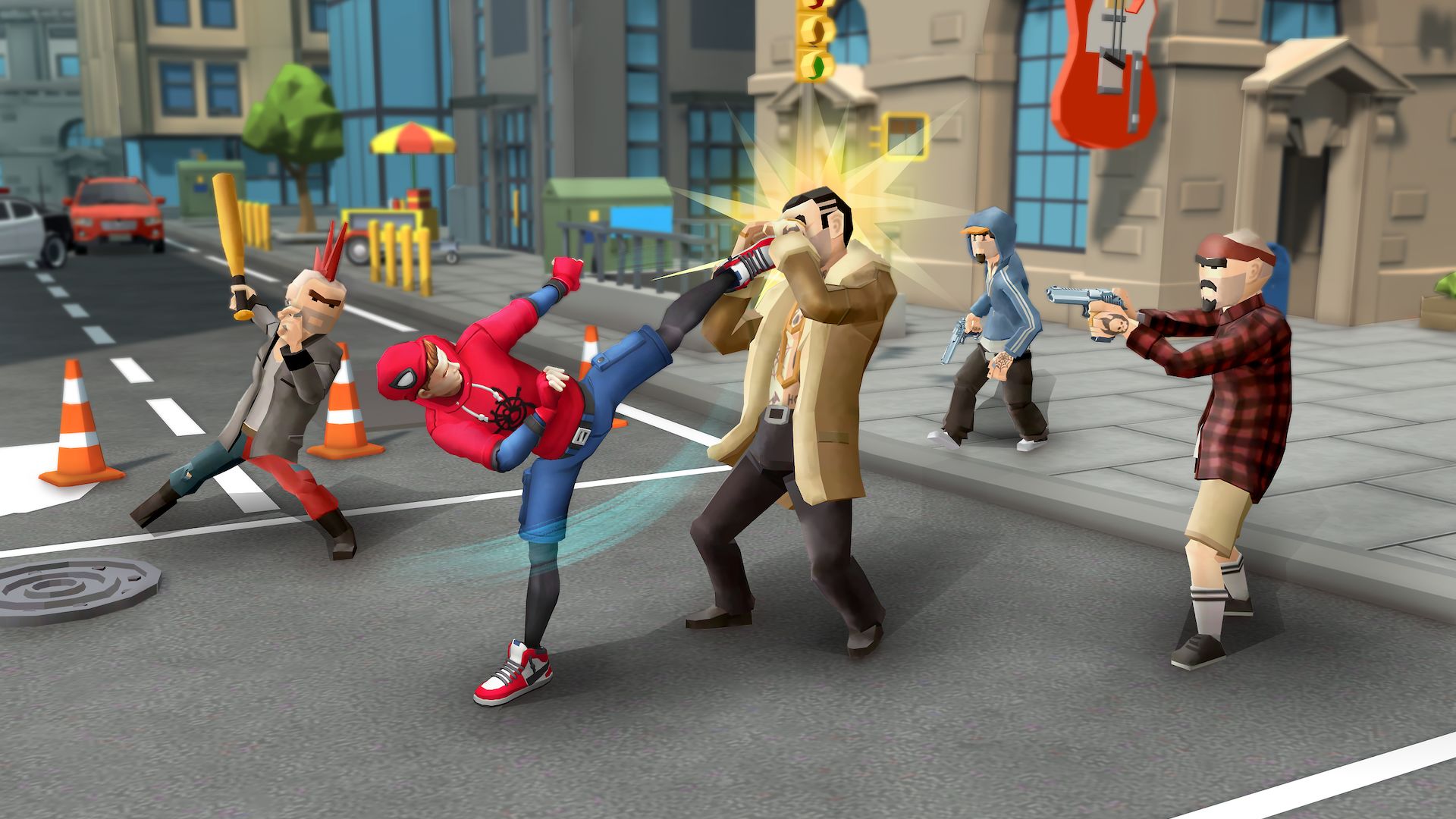 Screenshot of Spider Fighter: Superhero Revenge