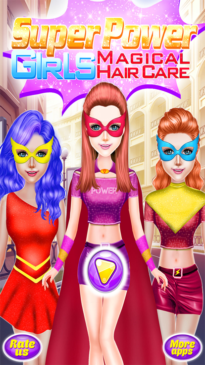 Super Power Girls Magical Hair游戏截图