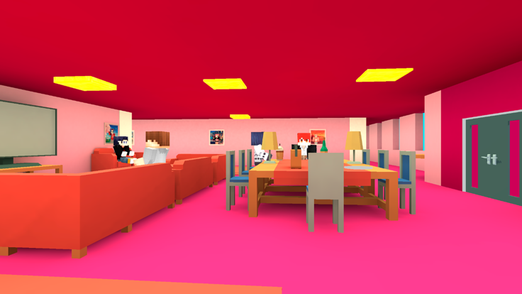 Pink Princess House Craft Game游戏截图