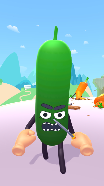 Hit Tomato 3D: Knife Master游戏截图