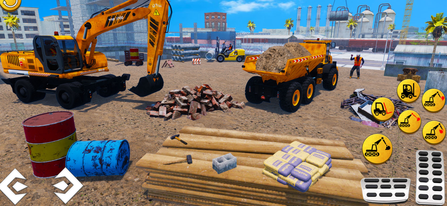 Heavy Crane JCB Excavator 3D游戏截图