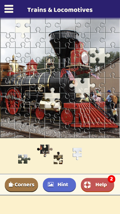 Trains & Locomotives Puzzle游戏截图