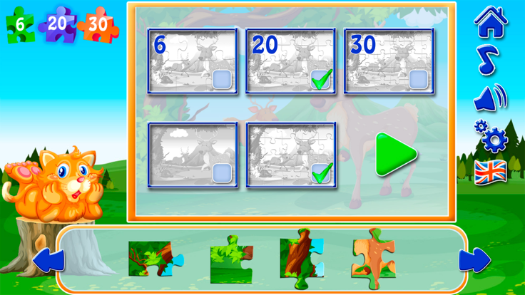 有趣的初级拼图游戏截图