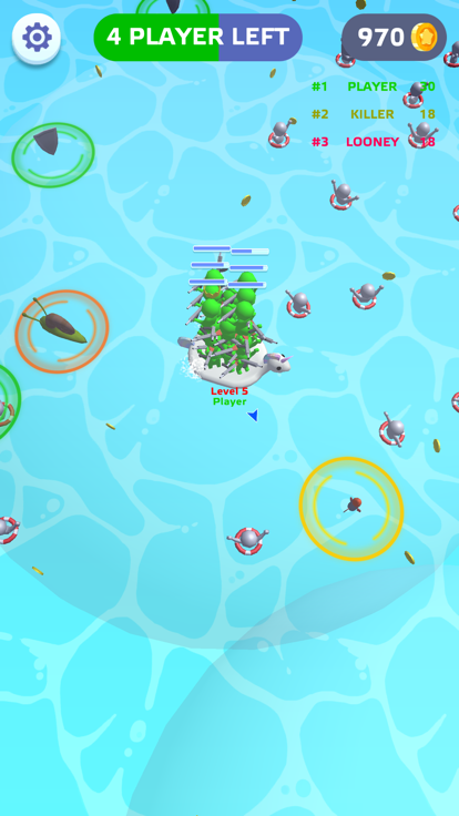 Raft Sea Wars io - Boat Battle游戏截图