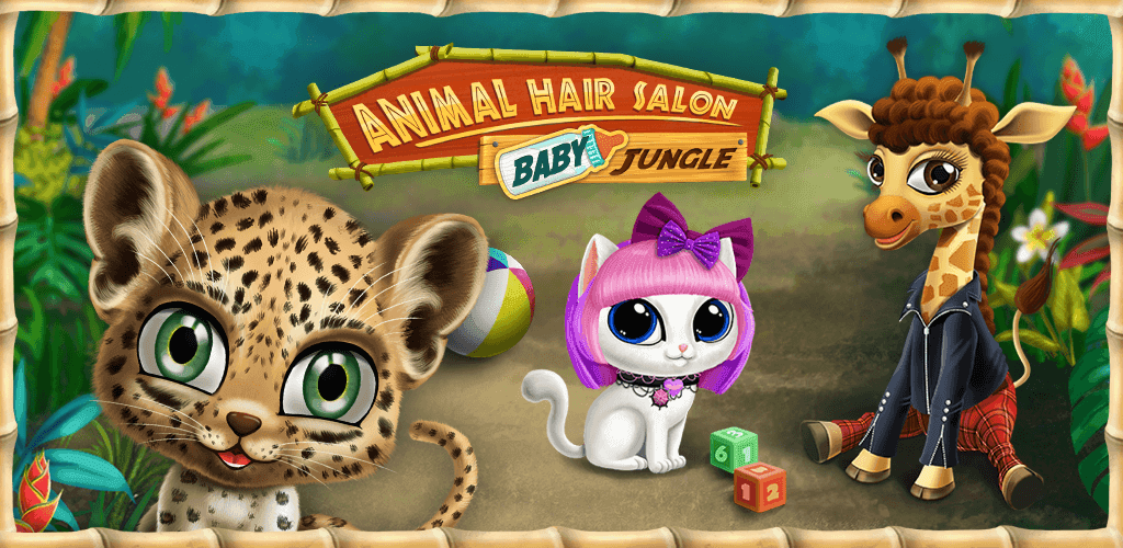 Baby Jungle Animal Hair Salon游戏截图