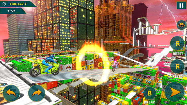 Bike Stunt Race: Bike Games游戏截图