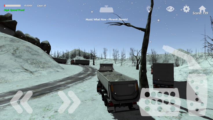 TIR Simulation & Race IV 3D : Hard winter游戏截图