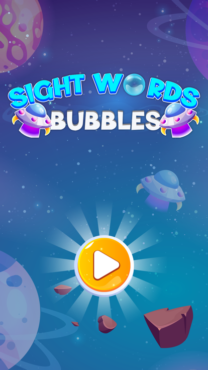 Sight Words Bubbles游戏截图