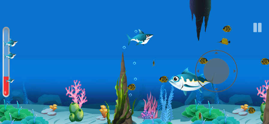 Shark Journey: Feed&Grow World游戏截图