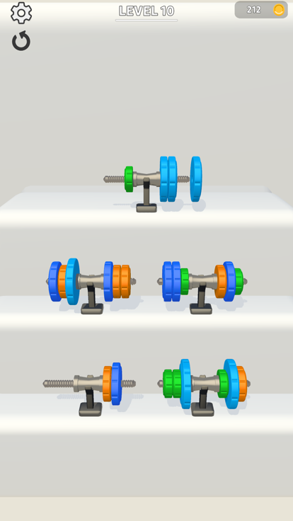 Barbell Sort游戏截图