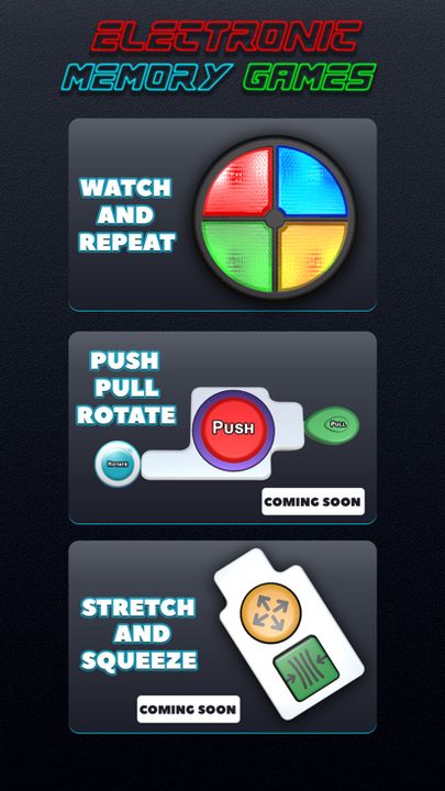 Electronic Memory Games!游戏截图