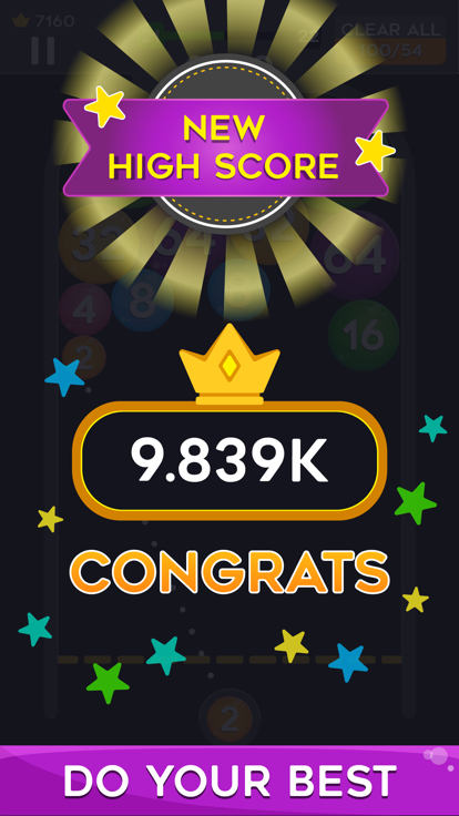 Merge Pop 4096!游戏截图