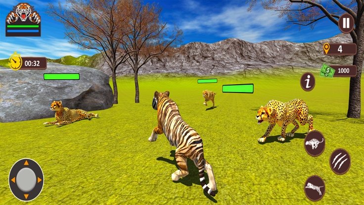 Tiger Simulator Wild Animal 3D游戏截图