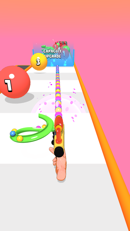 Marble Gun Run游戏截图