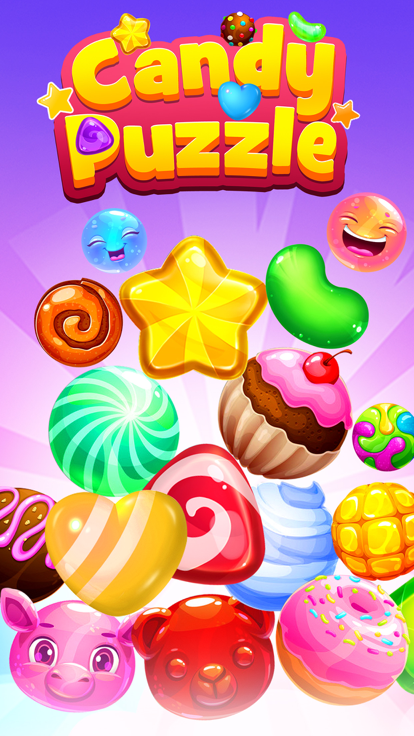 Candy Puzzle - Crush Fun游戏截图