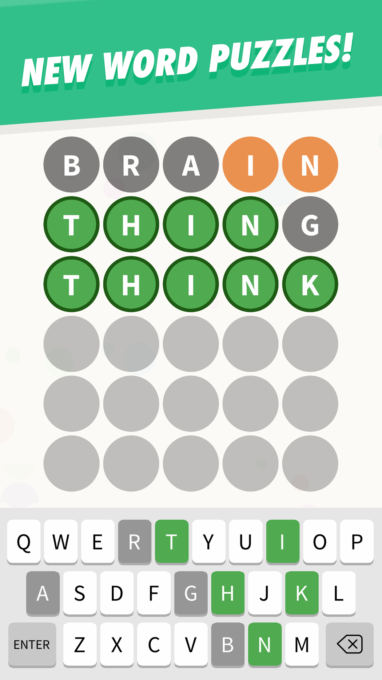 WordBubbles游戏截图