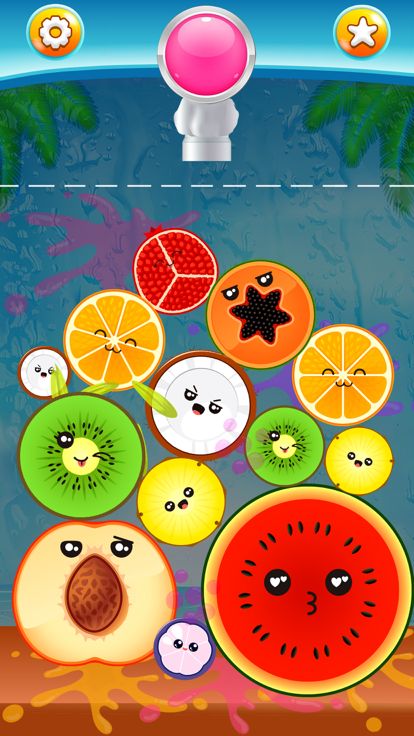 Make Big Watermelon Merge Game游戏截图