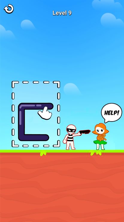 《绘画英雄3D》:解谜游戏游戏截图