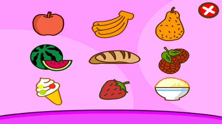 丫丫认知大全-认动物 认水果 认日用品游戏截图