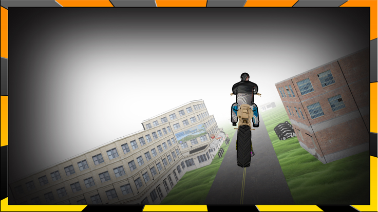 最高通缉惊人的摩托车赛车的赛道。游戏截图