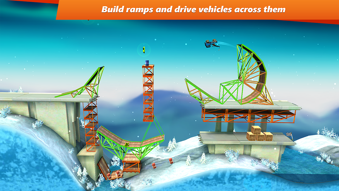 Bridge Constructor Stunts FREE游戏截图