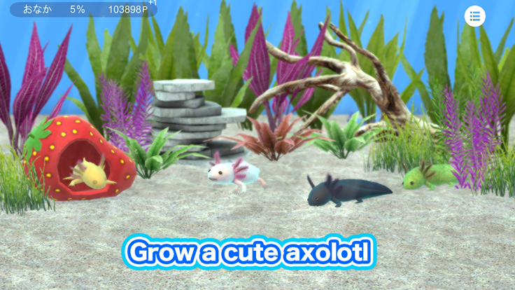 My Axolotl Aquarium游戏截图
