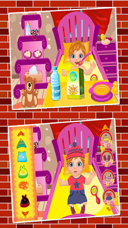 小婴儿护理-婴儿游戏游戏截图