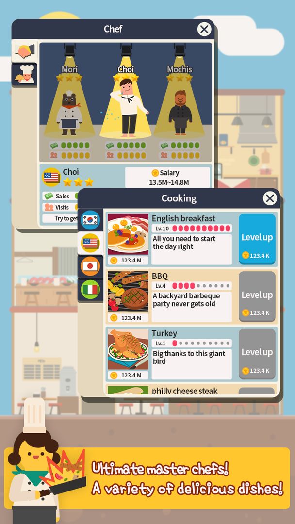 Screenshot of Restaurant King