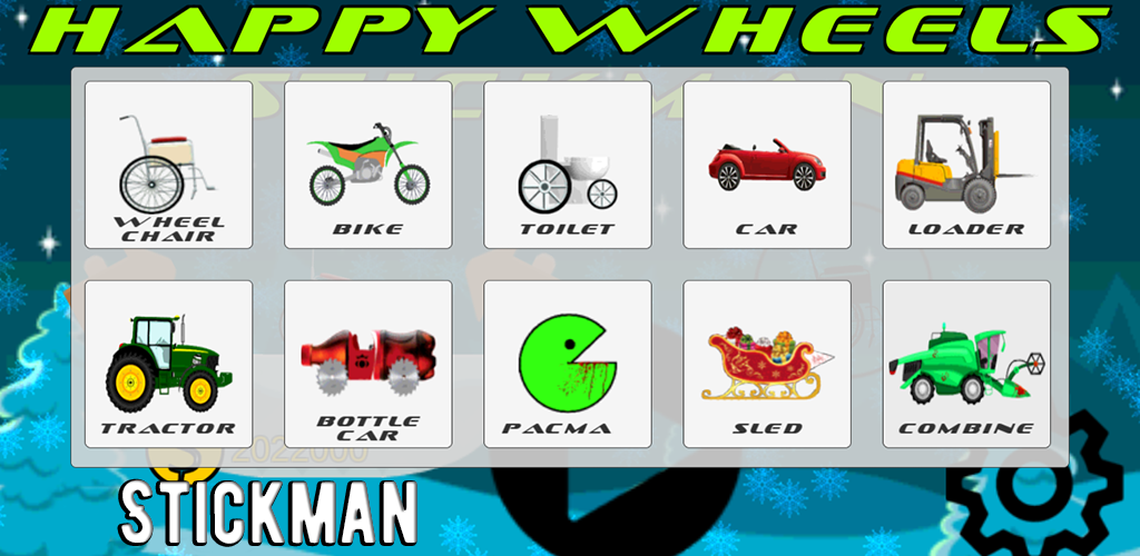 Happy Stickman wheels游戏截图