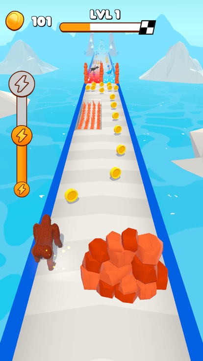 Raptor Monster Run游戏截图