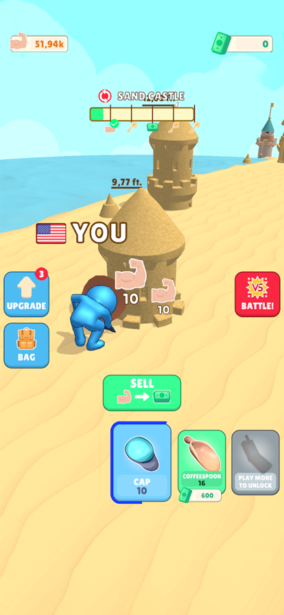 Sand Castle: Tap & Build游戏截图
