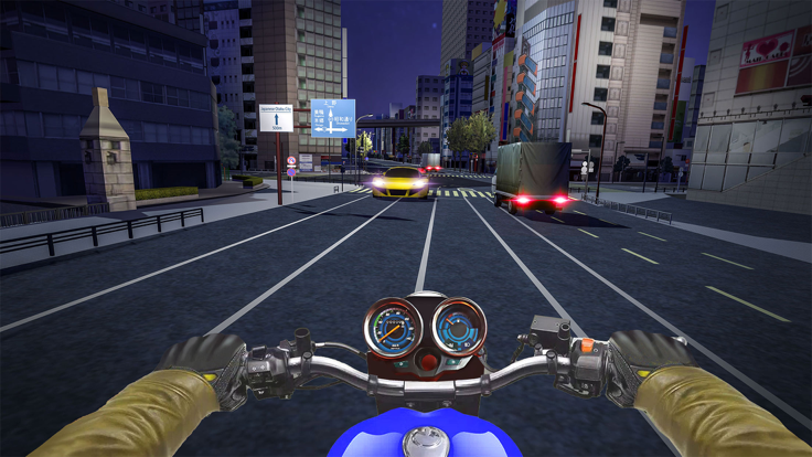 摩托 自行车 赛车手： 自行车 游戏游戏截图