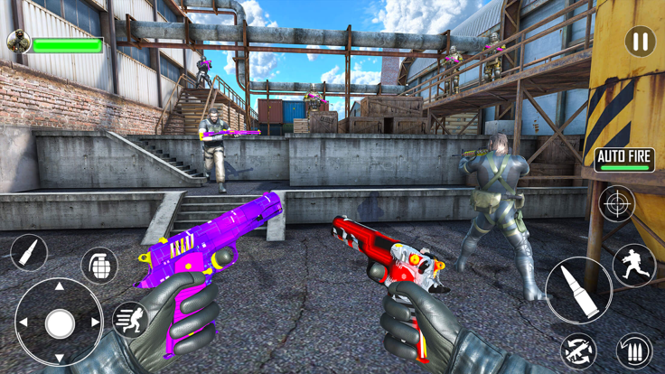 现代行动 fps 枪战 2022：突击队特警部队射击游戏游戏截图