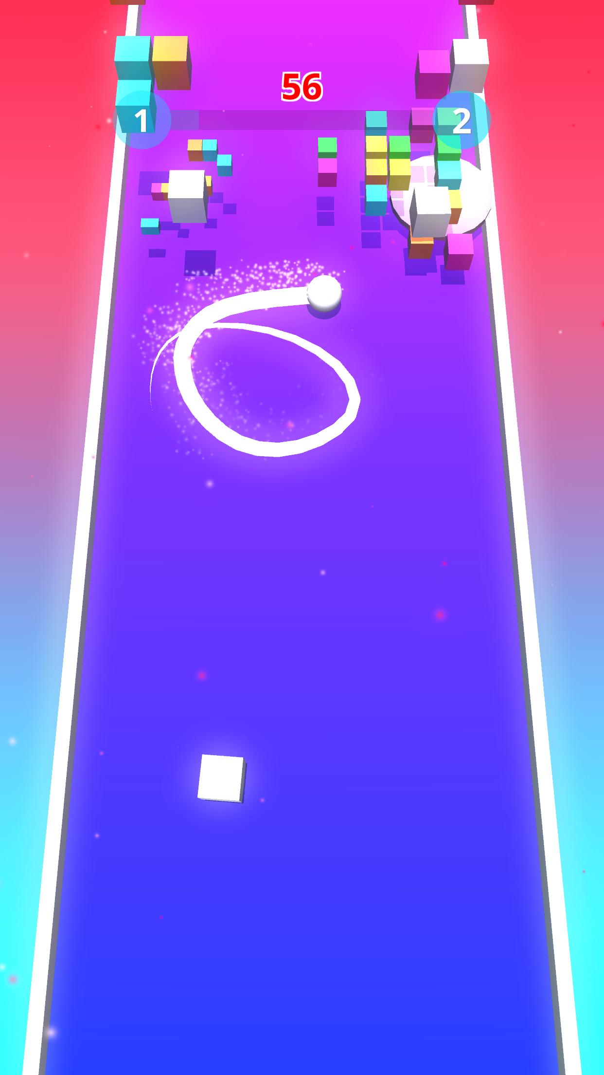 球洞大作战：黑洞吞噬炫彩公路游戏截图