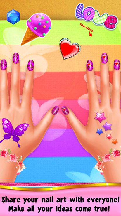 Fashion Beauty 3d Nail Art Salon游戏截图