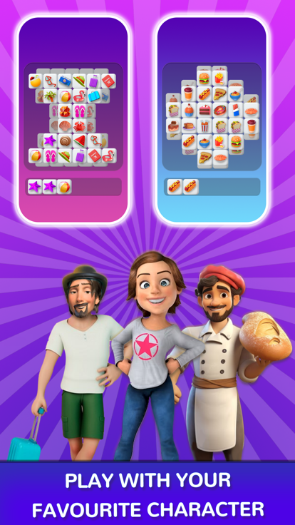 匹配大师3D点击瓷砖游戏游戏截图