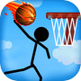 街头篮球：火柴人投篮达人 － 扣篮灌篮高手训练游戏icon