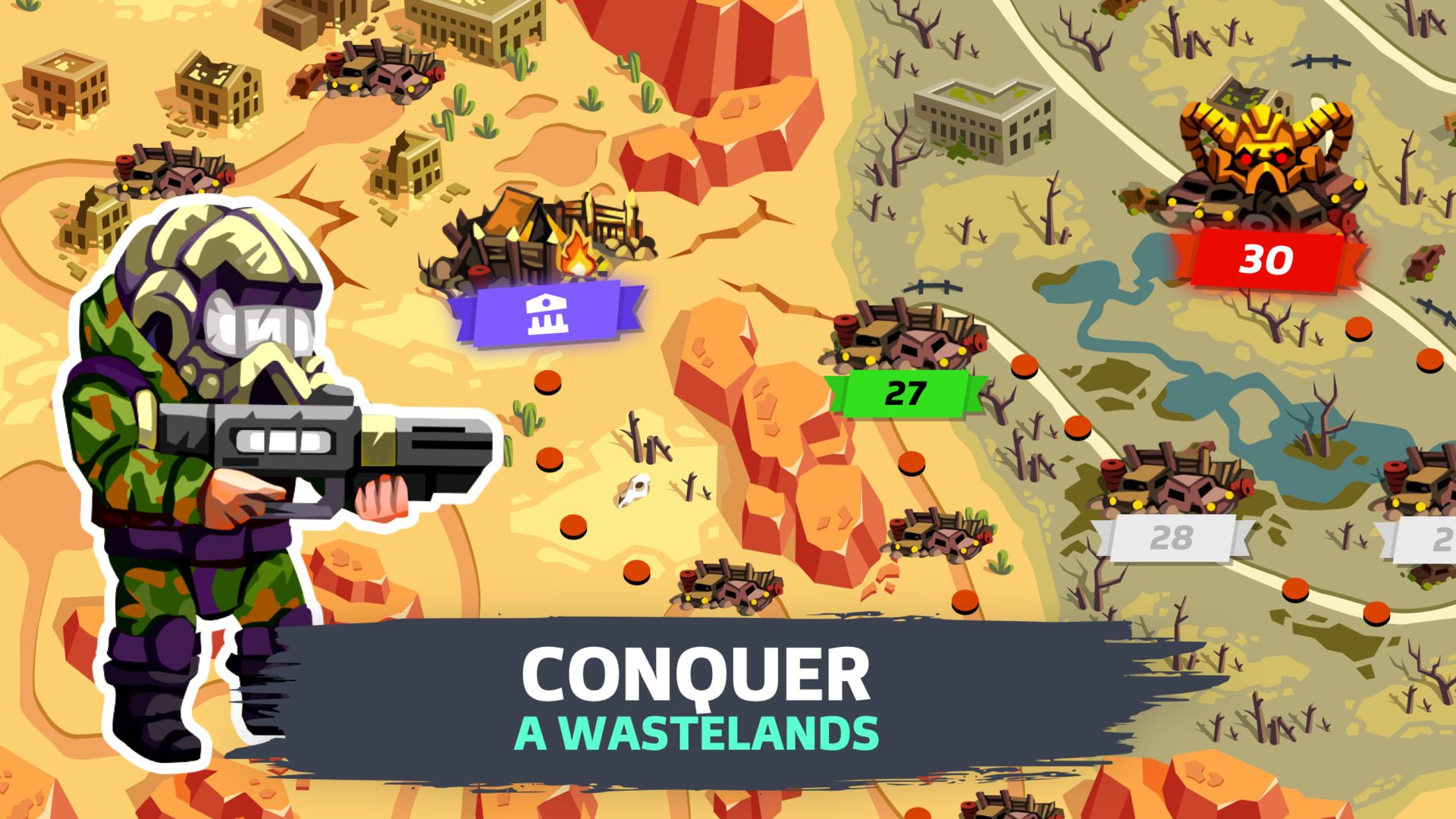 Screenshot of SURVPUNK - Epic war strategy in wasteland