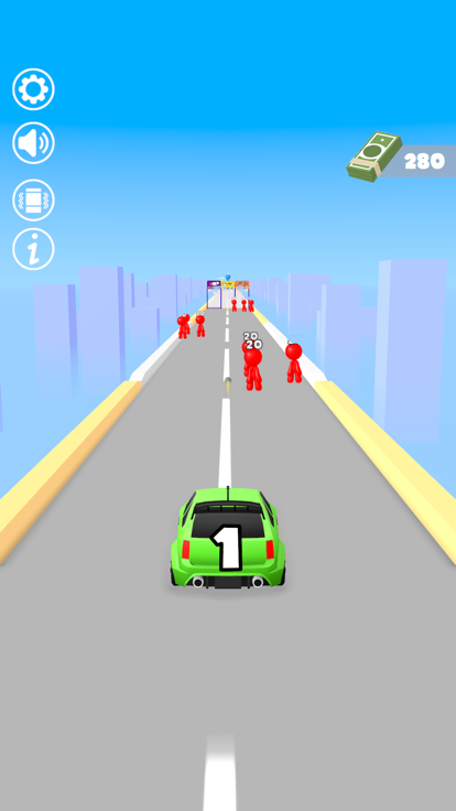 Car Gun Run游戏截图