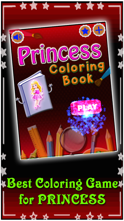 Princess Coloring Book For Kids & Adults游戏截图