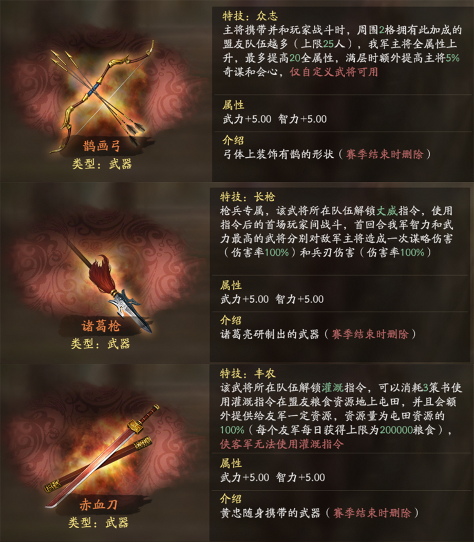 自定义特技装备，助你驰骋战场！