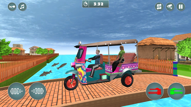Auto Rickshaw Driving Game游戏截图