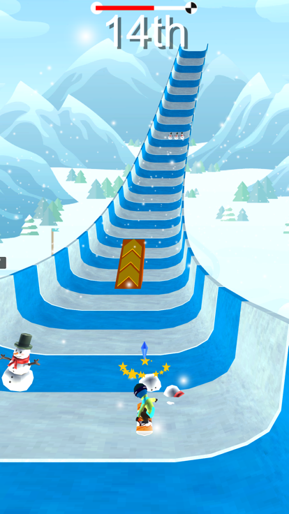 Snowslide: Snow Running游戏截图